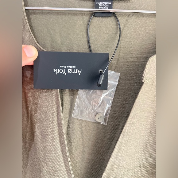 Arna York DRESS BIANCA TIERED  collection women’s dress size 20 on olive green - Picture 3 of 8